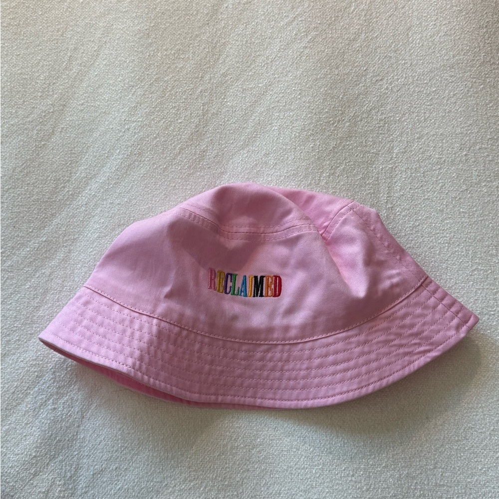 Reclaimed Vintage Pink Bucket Hat